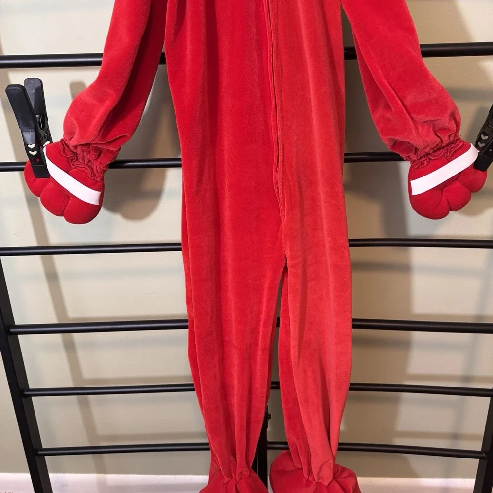 Clifford Big Red Dog Costume Rubies Boys Girls Unisex Plush Faux Velvet Medium - Picture 3 of 7